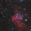 Рассеянное скопление в созвездии Цефей (NGC 7380)